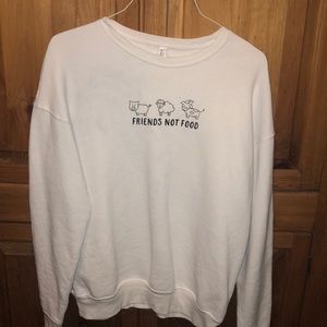 “Friends Not Food” Sweatshirt
